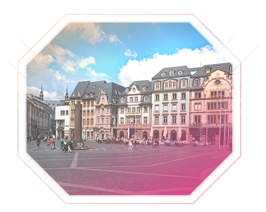 Aufnahme Marktplatz Mainz